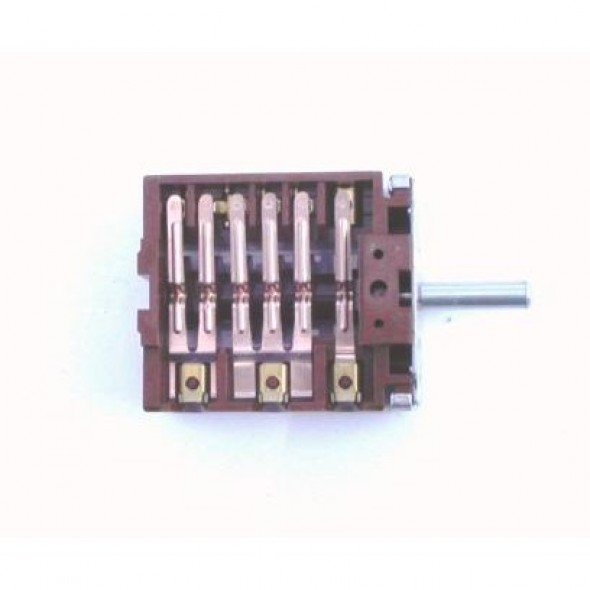 Schalter 7-Takt mit Signalkontakt 15A Steckanschluss (Kunststoffsockel) links