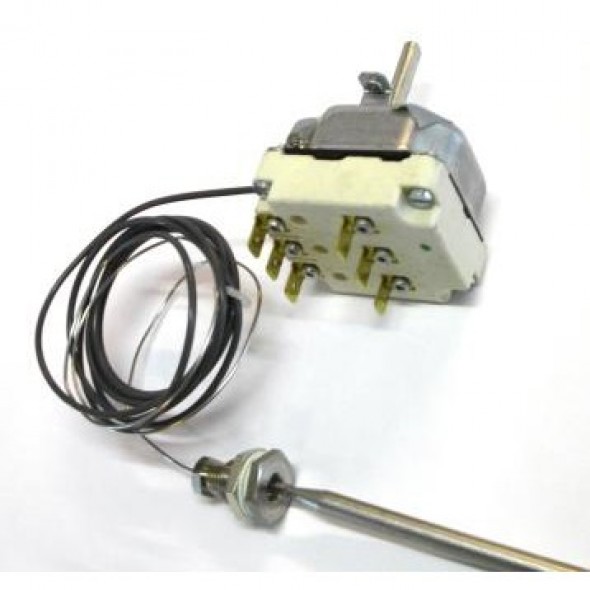 Thermostat 27-85°C 3-polig F6 Kapillarrohrlänge 1480mm