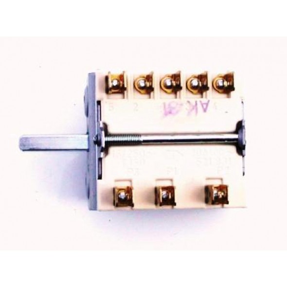 Schalter 7-Takt mit Signalkontakt 15A 400V Steckanschluss (Steatit) li UL