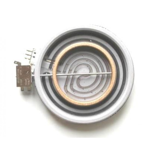 Strahlheizkörper Zweikreis 2100/650W 230V Ø210/120mm