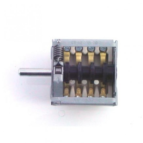Schalter 0-1-0 16 Amp./250V-10 Amp./400V Schraubanschluss (Steatit) 4-polig