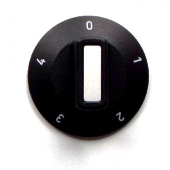 Griff 0-4 zu 5-Takt Schaltern schwarz, Ø50mm, links steigend