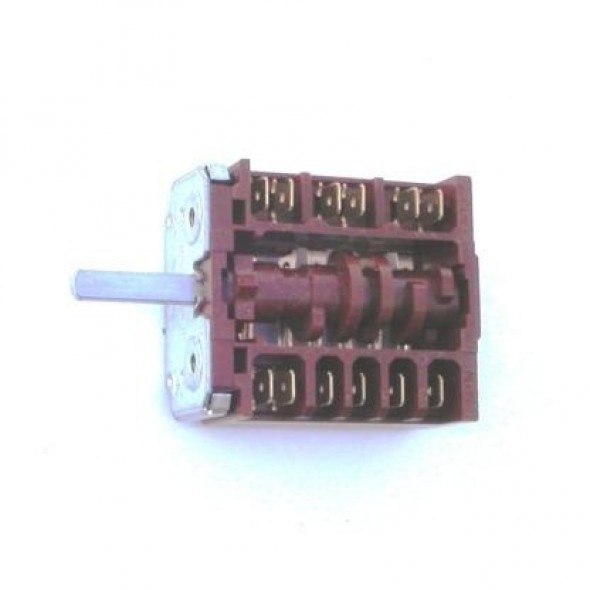 Schalter 5-Takt mit Signalkontakt 15A Steckanschluss (Kunststoffsockel)