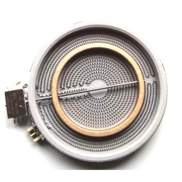 Strahlheizkörper HiLight Zweikreis 2200/1000W 400V Ø210/140mm