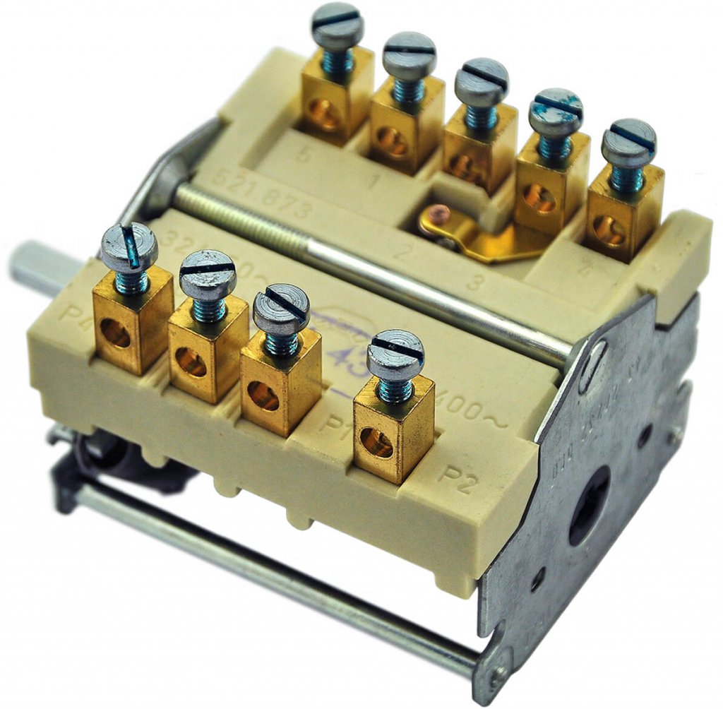 Schalter 7-Takt mit Signalkontakt 32A 400V Schraubanschluss (Steatit)