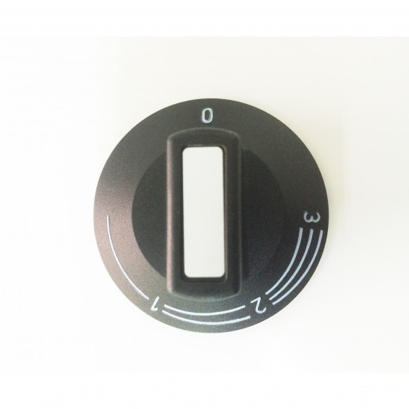Griff mit Schweif 1-2-3 Ø50mm passend zu Thermostaten