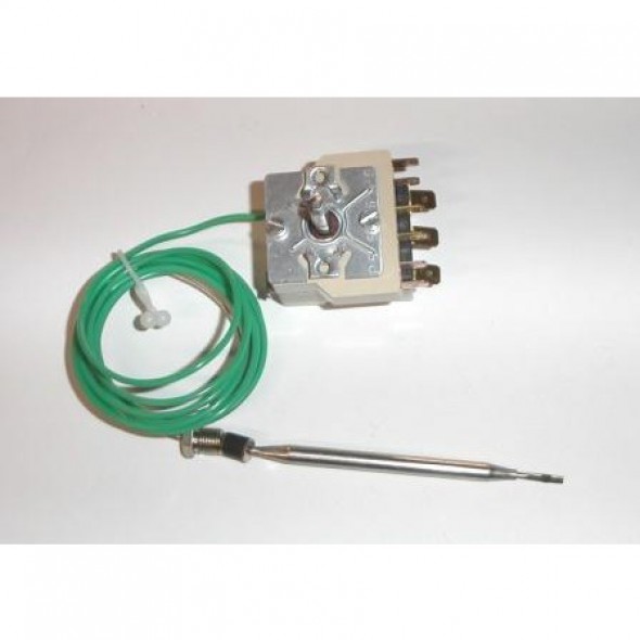 Thermostat Schalter 96-185°C 1-polig F6 Kapillarrohrlänge 2420mm isol. Umsch.