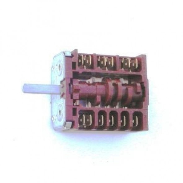 Schalter 7-Takt mit Signalkontakt 15A Steckanschluss (Kunststoffsockel) links